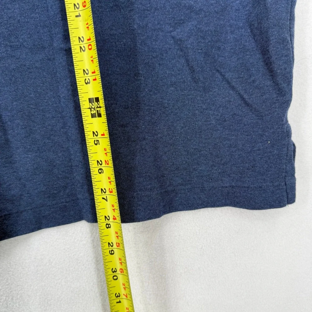 Polo Ralph Lauren Mens Shirt Large Blue Cotton Short Sleeve Red Pony Logo Soft‎